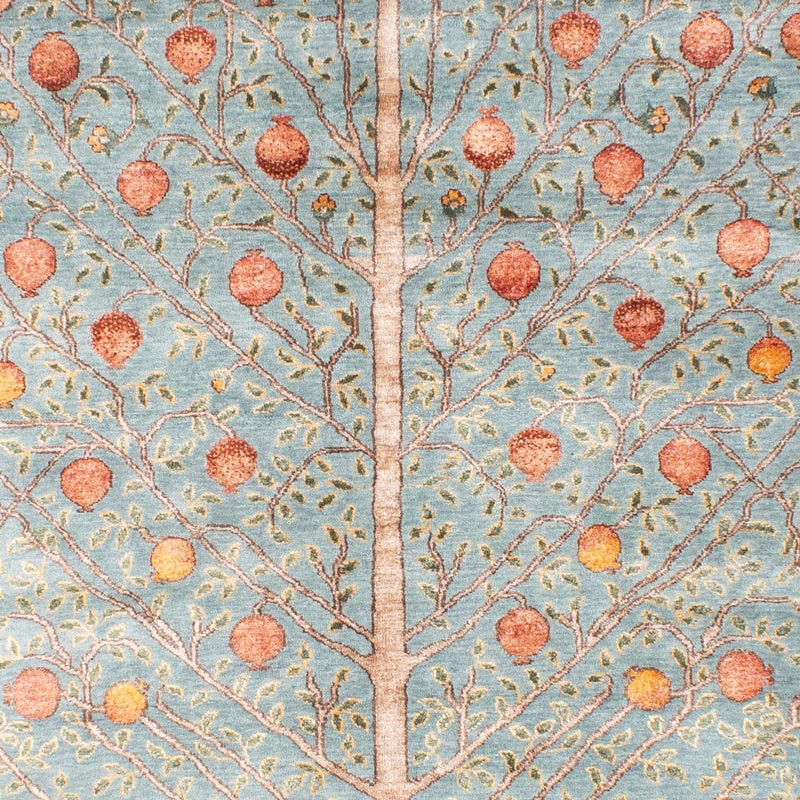 Designer Teppich - 253 x 184 cm - türkis