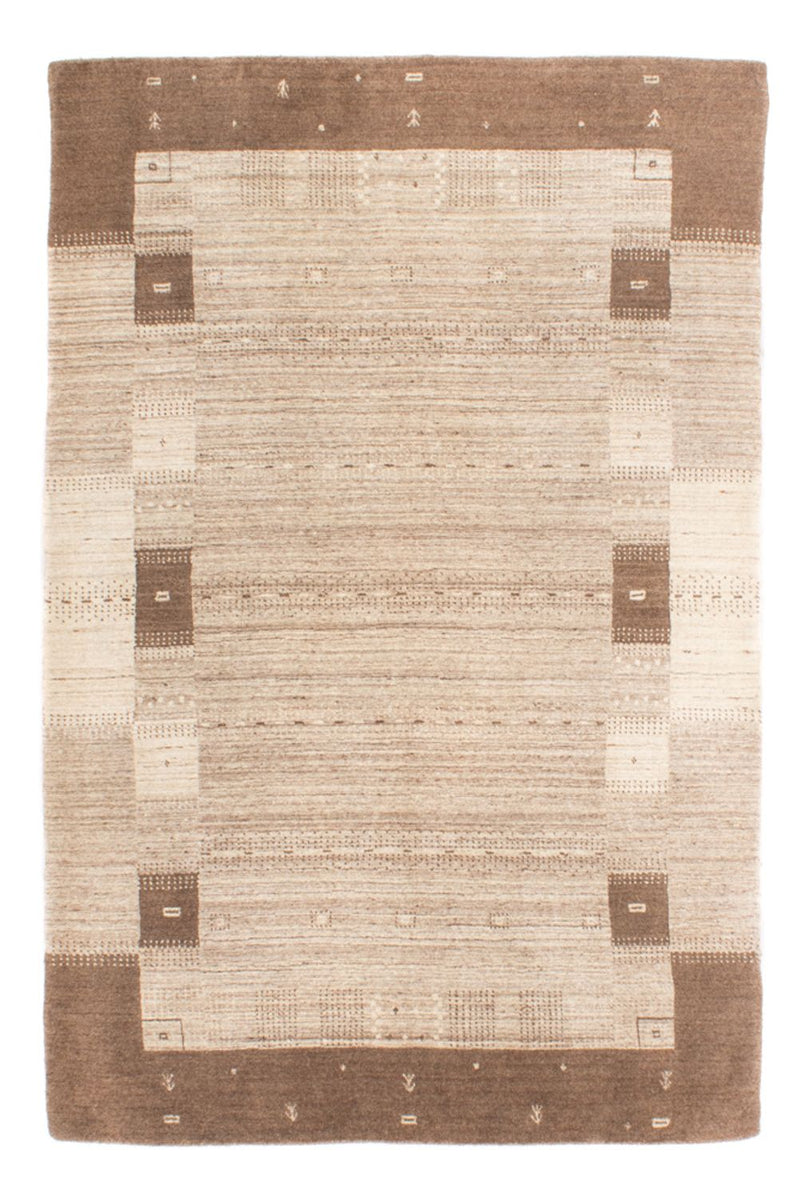 Tapis Gabbeh - Loribaft Softy - 198 x 126 cm - beige