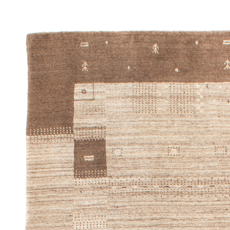Tapis Gabbeh - Loribaft Softy - 198 x 126 cm - beige