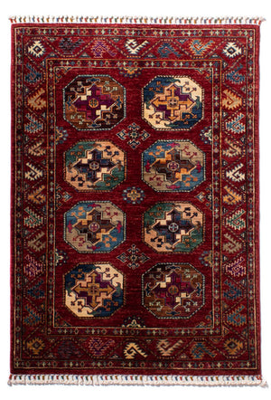 Tapis Ziegler - Ariana - 142 x 100 cm - rouge foncé