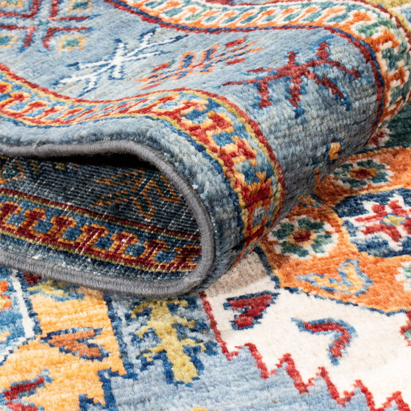 Tapis de couloir Tapis Ziegler - Ariana - 269 x 88 cm - bleu