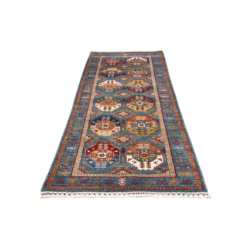 Tapis de couloir Tapis Ziegler - Ariana - 269 x 88 cm - bleu