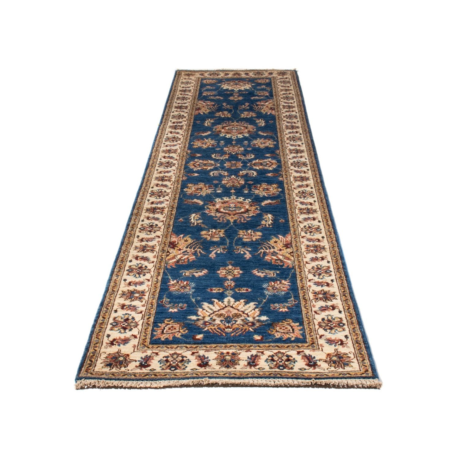 Tapis de couloir Tapis Ziegler - 308 x 81 cm - bleu