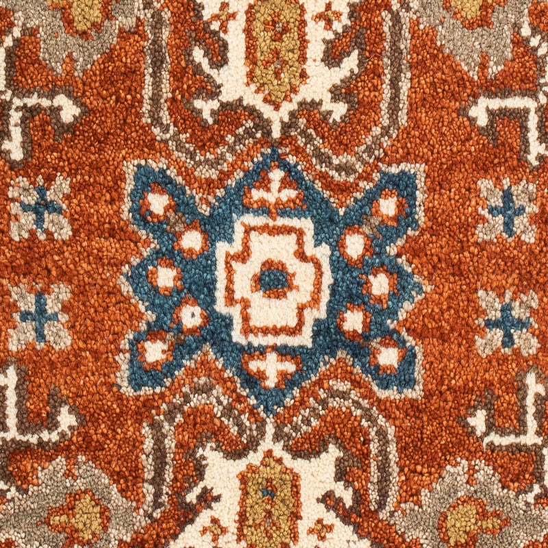 Tapis oriental - 93 x 63 cm - rouille