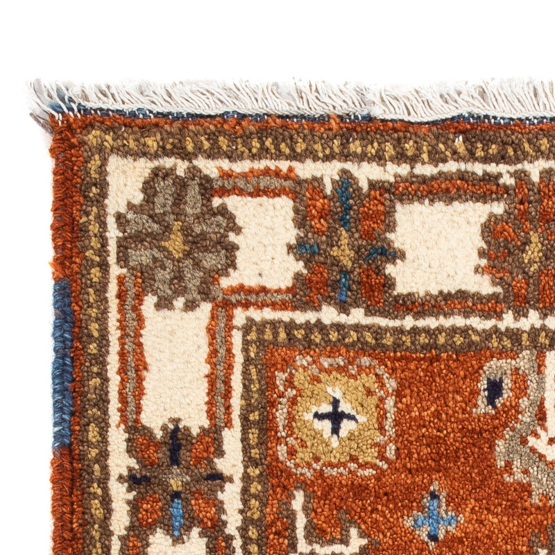 Tapis oriental - 93 x 63 cm - rouille