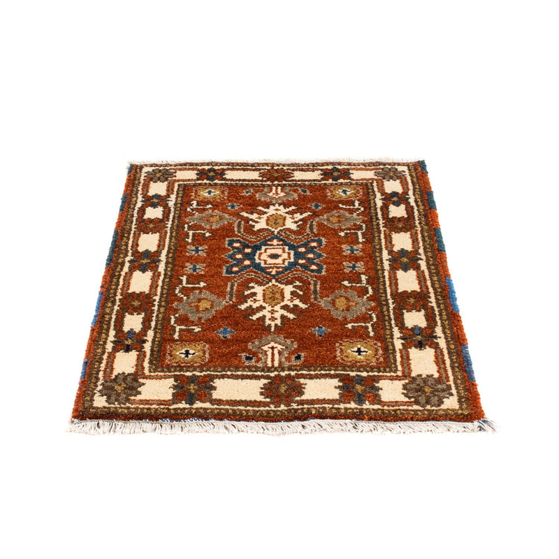 Tapis oriental - 93 x 63 cm - rouille