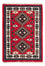 Tapis oriental - 90 x 60 cm - rouge