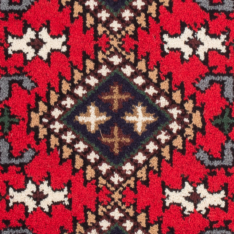 Tapis oriental - 90 x 60 cm - rouge