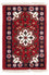 Tapis oriental - 90 x 60 cm - rouge