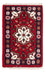 Tapis oriental - 90 x 60 cm - rouge