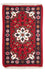 Tapis oriental - 90 x 60 cm - rouge