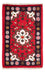 Tapis oriental - 90 x 60 cm - rouge
