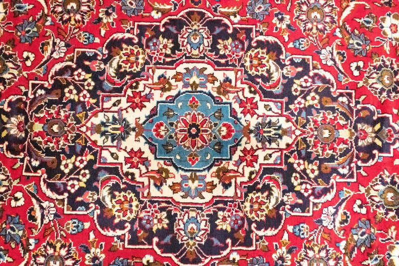 Tapis persan - Keshan - 304 x 210 cm - rouge