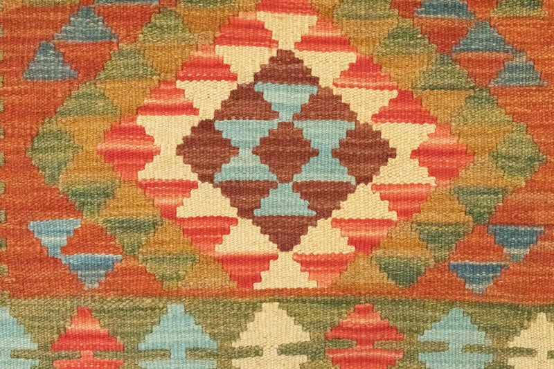 Tapis de couloir Tapis Kelim - Oriental - 300 x 80 cm - marron