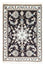 Tapis persan - Nain - 84 x 58 cm - bleu foncé