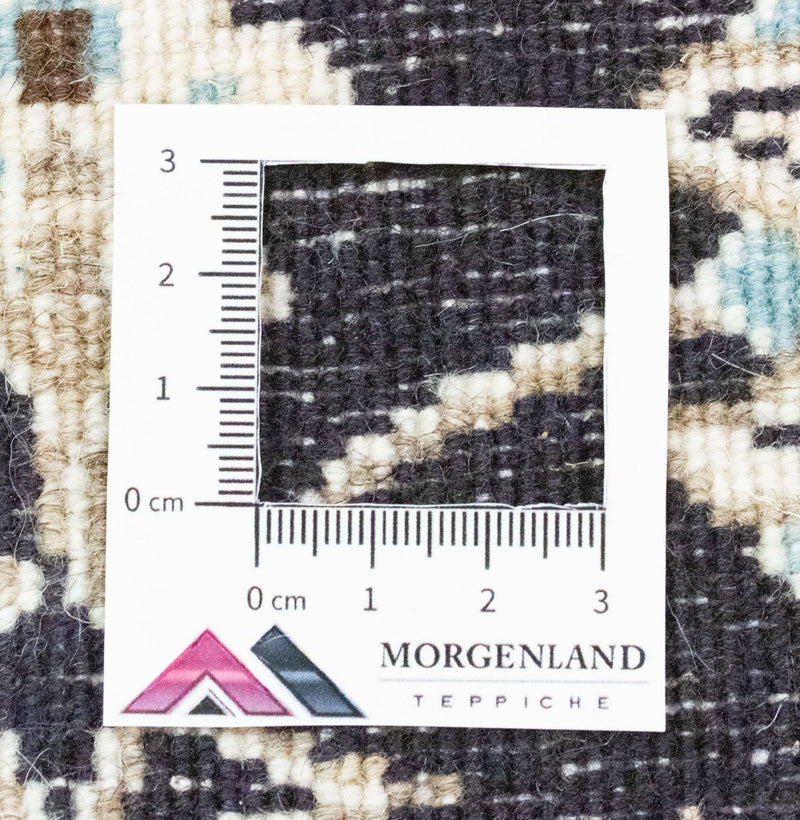 Tapis persan - Nain - 84 x 58 cm - bleu foncé