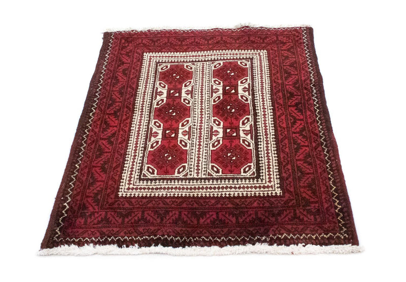 Belutsch Teppich 95 x 70 cm - rot