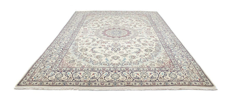 Tapis persan - Nain - Royal - 304 x 200 cm - blanc naturel