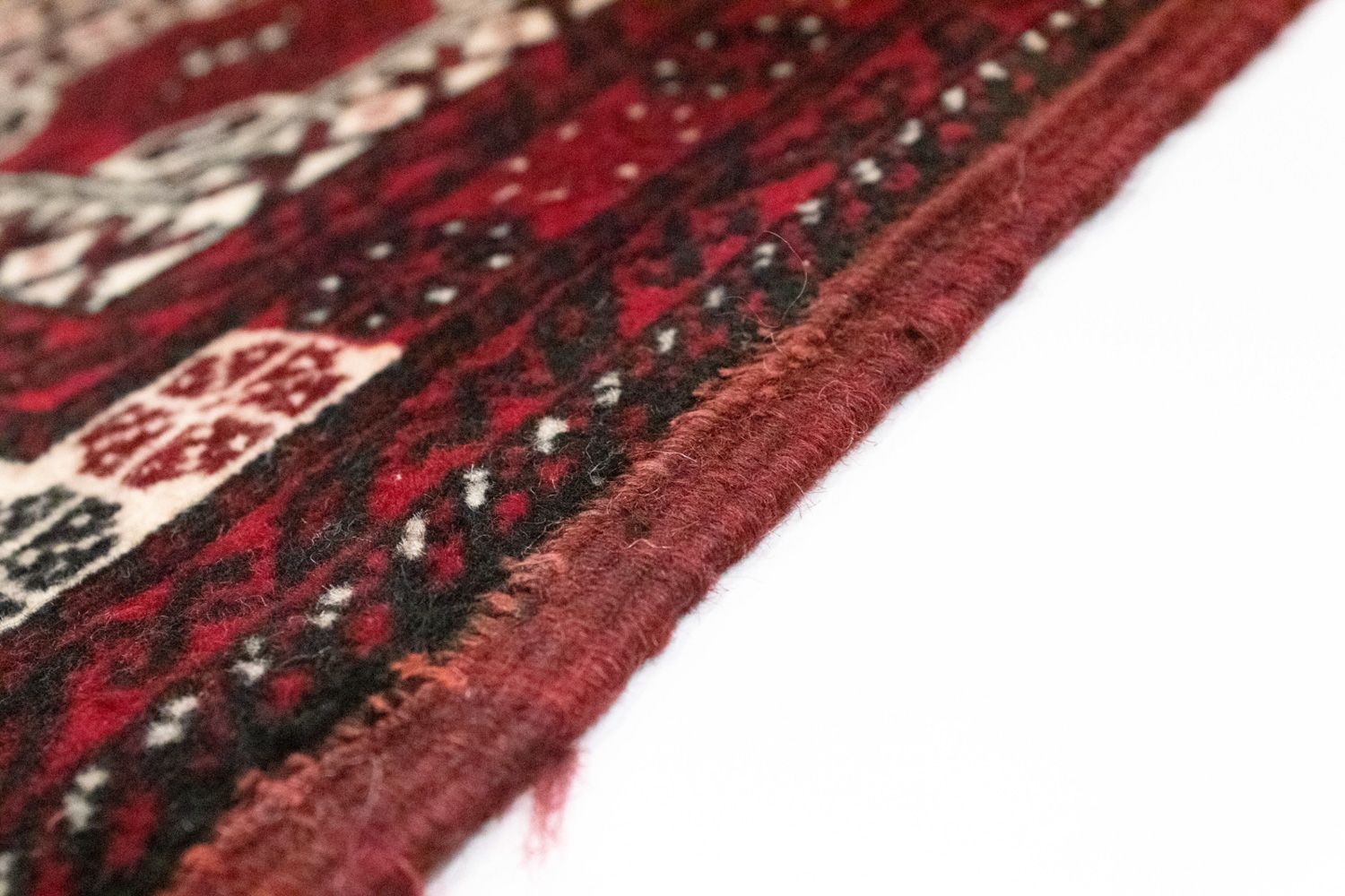 Tapis Belutsch - 78 x 63 cm - rouge