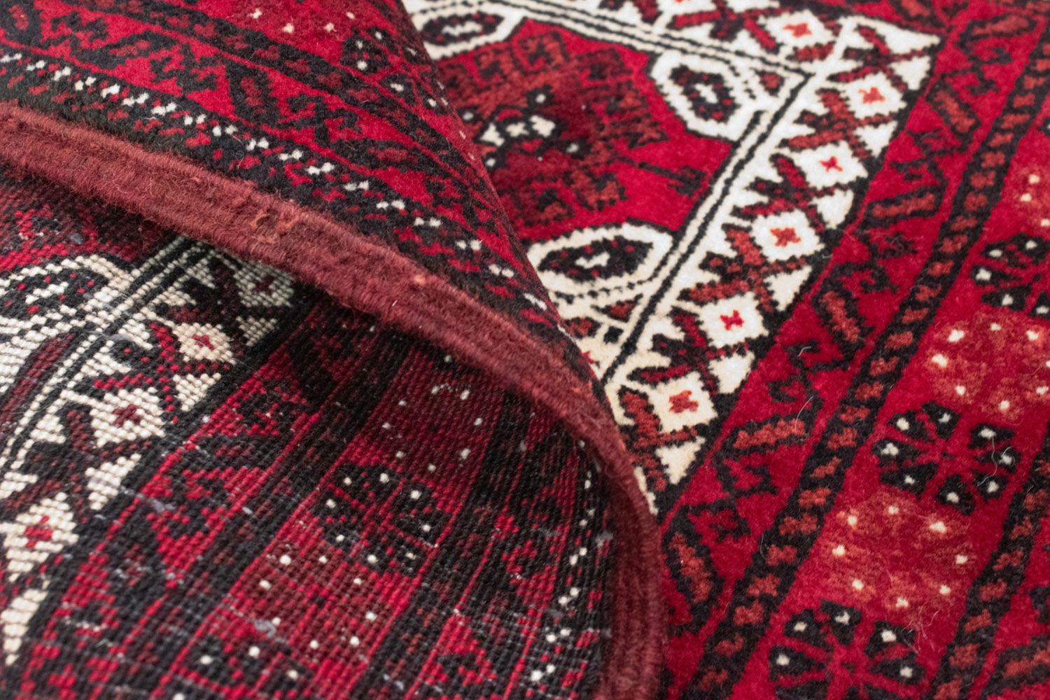 Tapis Belutsch - 78 x 63 cm - rouge