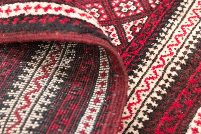 Belutsch Teppich 84 x 70 cm - rot