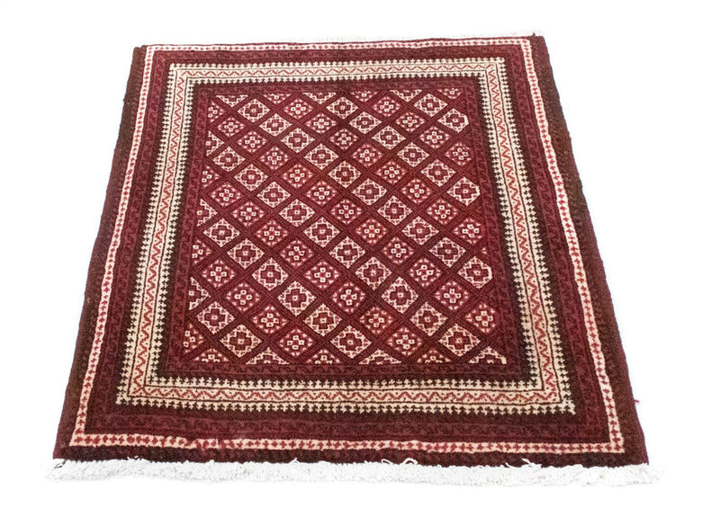 Belutsch Teppich 84 x 70 cm - rot