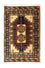Tapis Turkaman - 93 x 63 cm - bleu