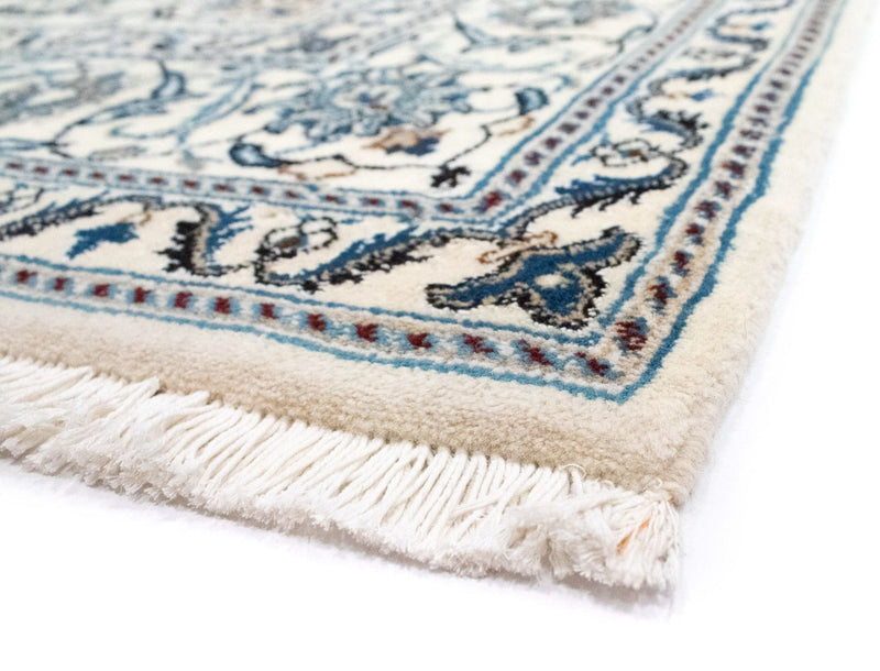 Tapis persan - Nain - 280 x 198 cm - blanc naturel