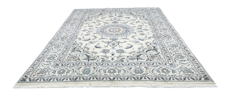 Tapis persan - Nain - 280 x 198 cm - blanc naturel