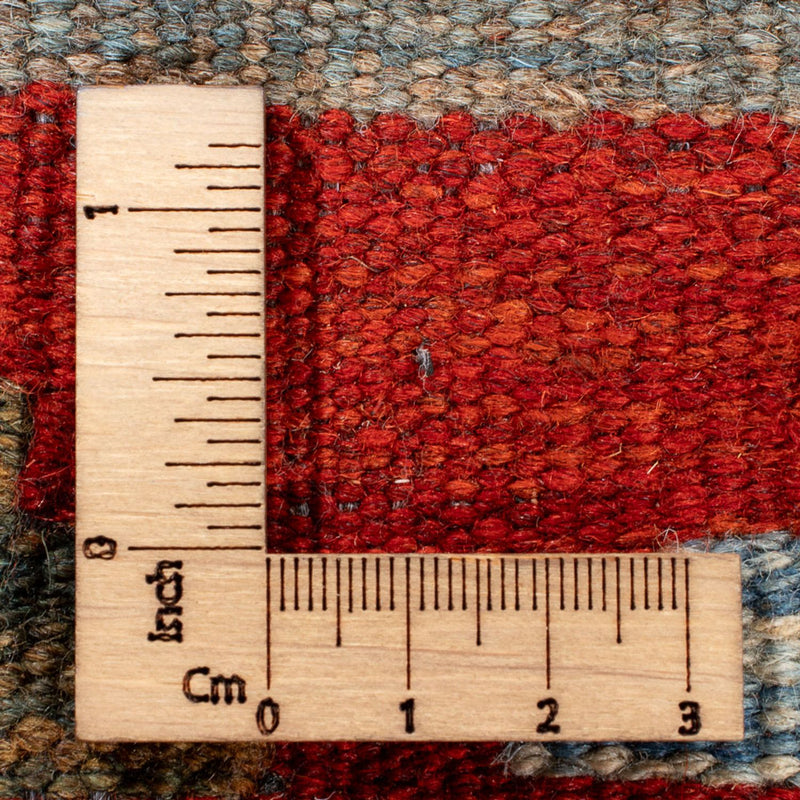 Tapis de couloir Tapis Kelim - Splash - 402 x 91 cm - multicolore
