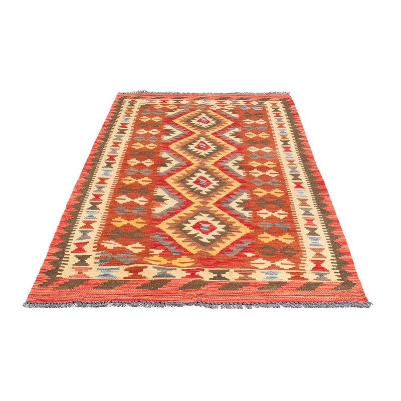 Tapis de couloir Tapis Kelim - Splash - 201 x 102 cm - multicolore