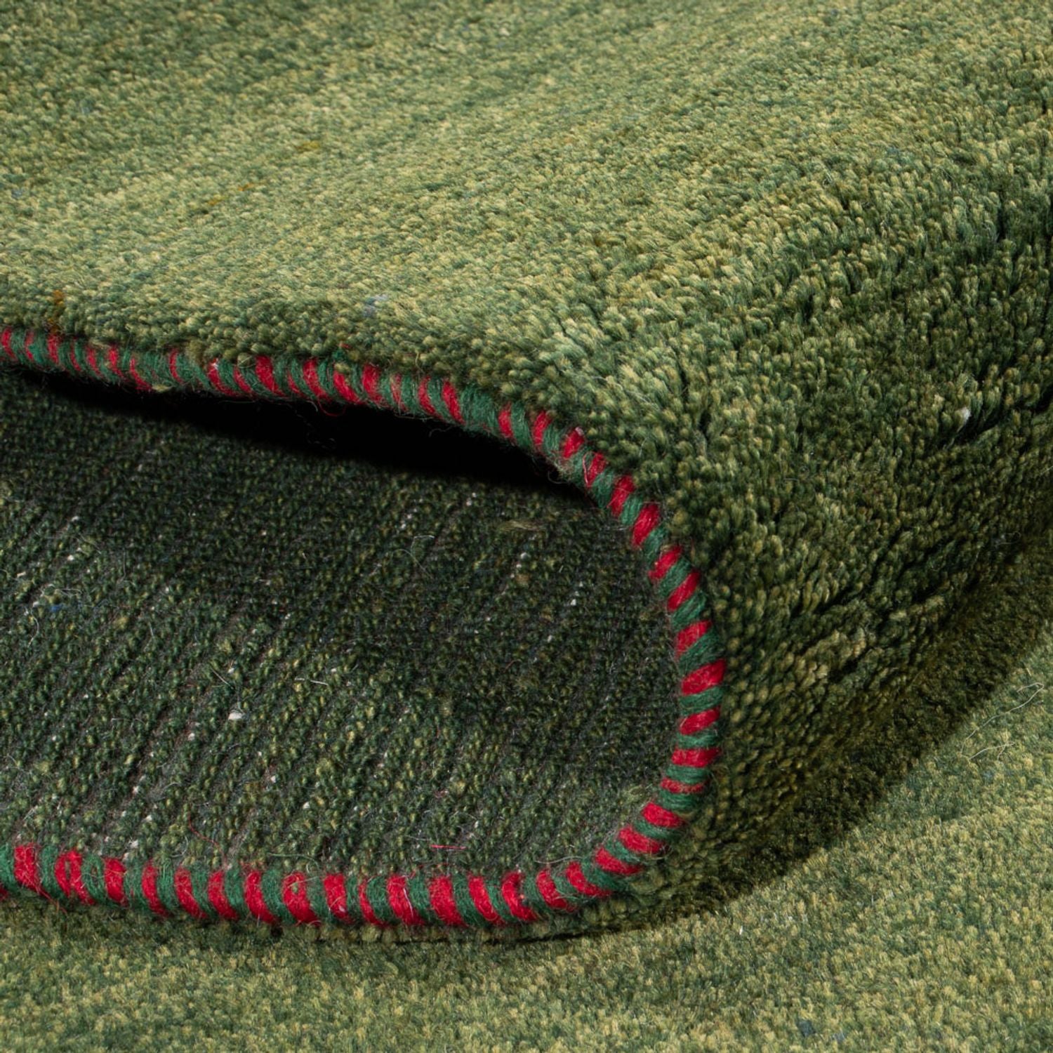 Tapis Gabbeh - Persan - 230 x 170 cm - vert menthe