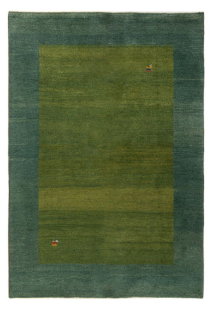 Tapis Gabbeh - Persan - 203 x 146 cm - vert menthe