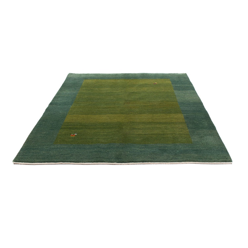Tapis Gabbeh - Persan - 203 x 146 cm - vert menthe