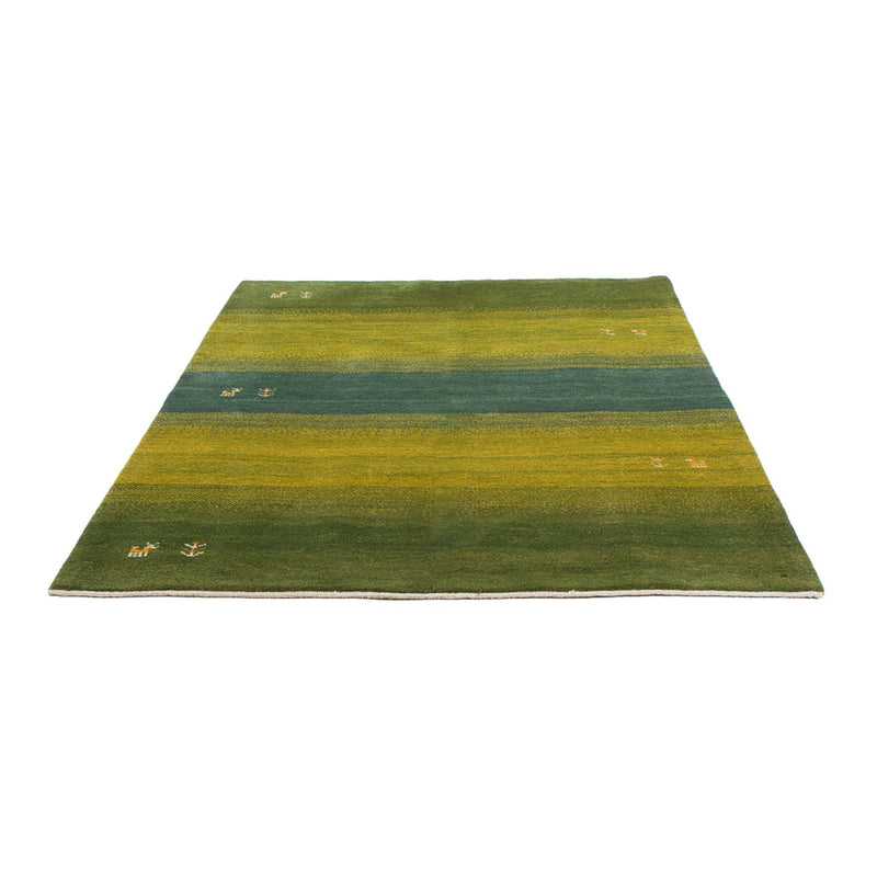 Tapis Gabbeh - Persan - 201 x 148 cm - vert