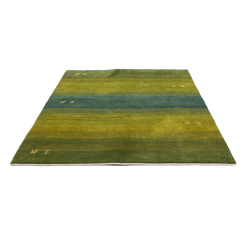 Tapis Gabbeh - Persan - 202 x 149 cm - vert
