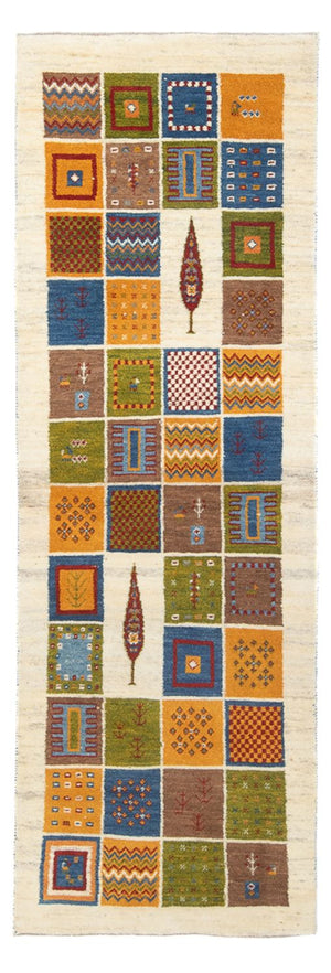 Tapis de couloir Tapis Gabbeh - Persan - 242 x 83 cm - multicolore