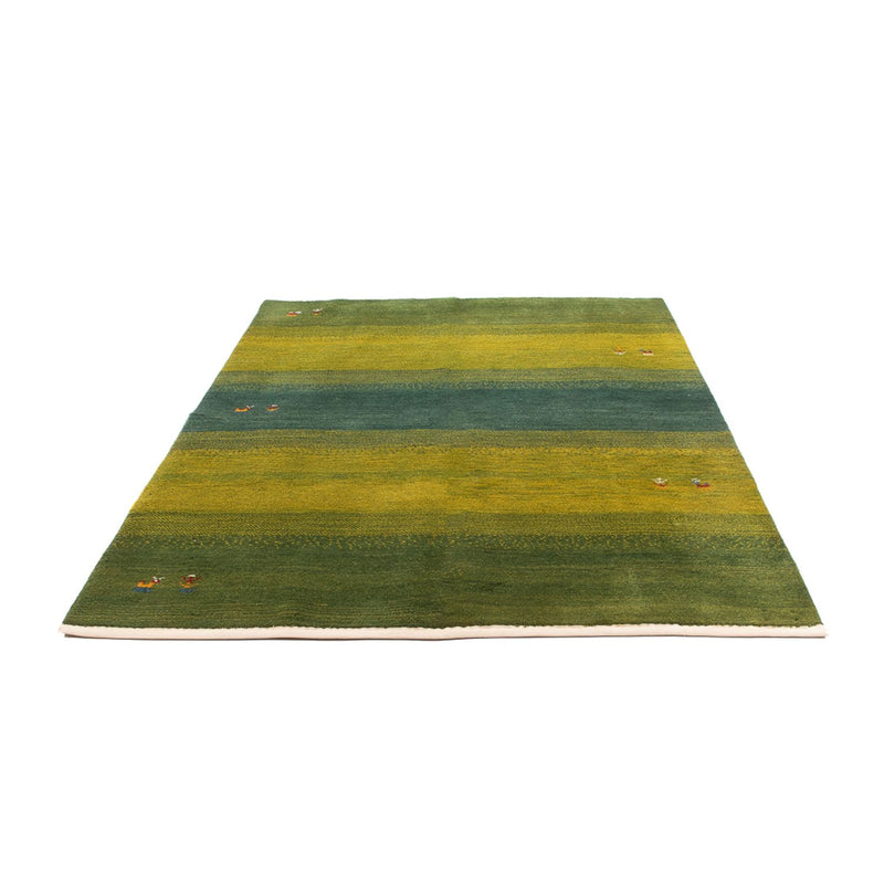 Tapis Gabbeh - Persan - 204 x 152 cm - vert