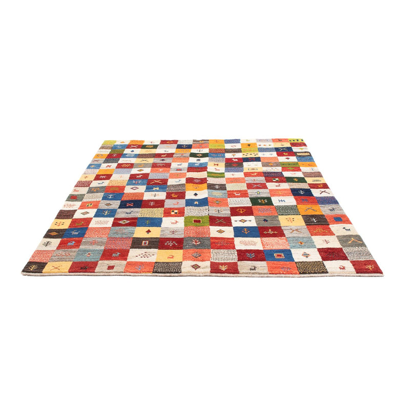 Tapis Gabbeh - Persan - 201 x 157 cm - multicolore