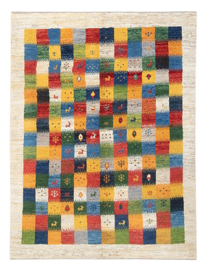 Tapis Gabbeh - Persan - 204 x 153 cm - multicolore