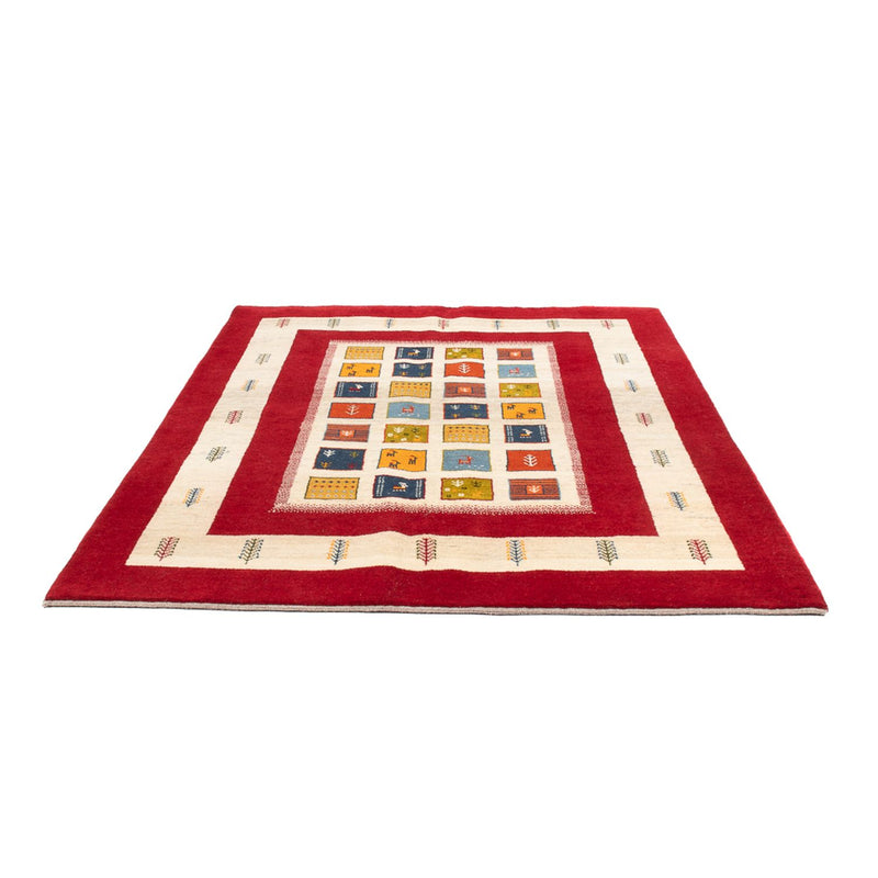 Tapis Gabbeh - Persan - 204 x 157 cm - multicolore