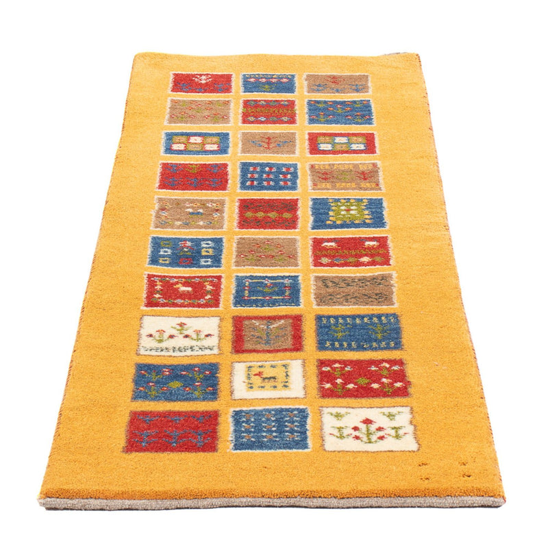 Tapis de couloir Tapis Gabbeh - Persan - 148 x 54 cm - multicolore