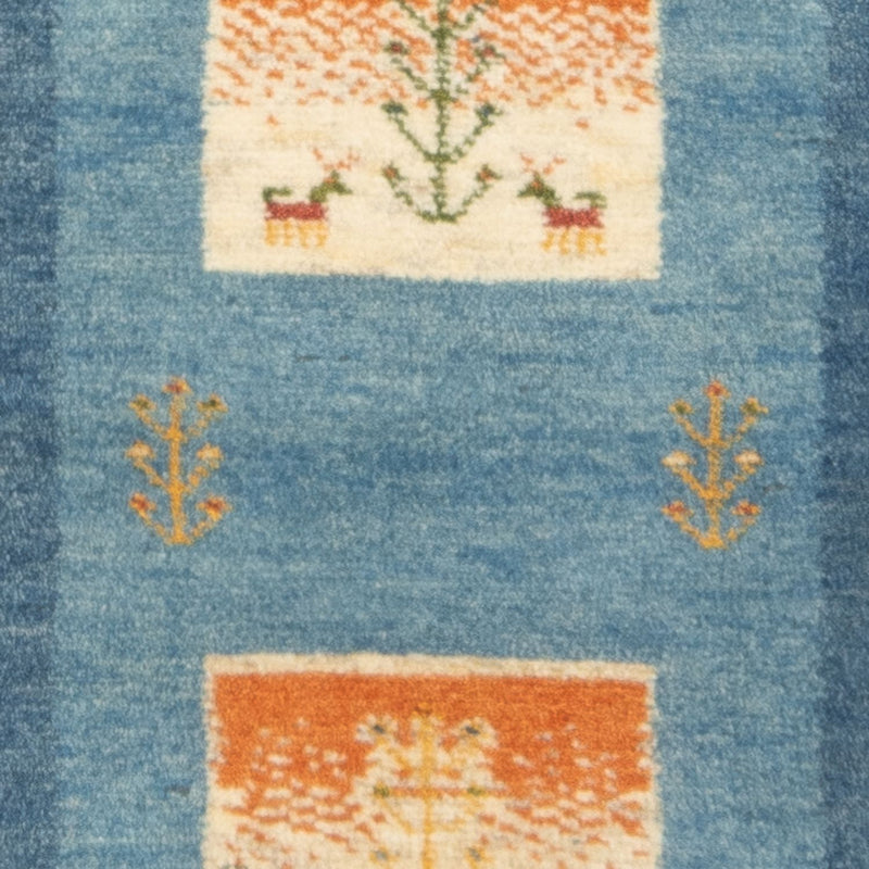 Tapis de couloir Tapis Gabbeh - Persan - 148 x 50 cm - multicolore