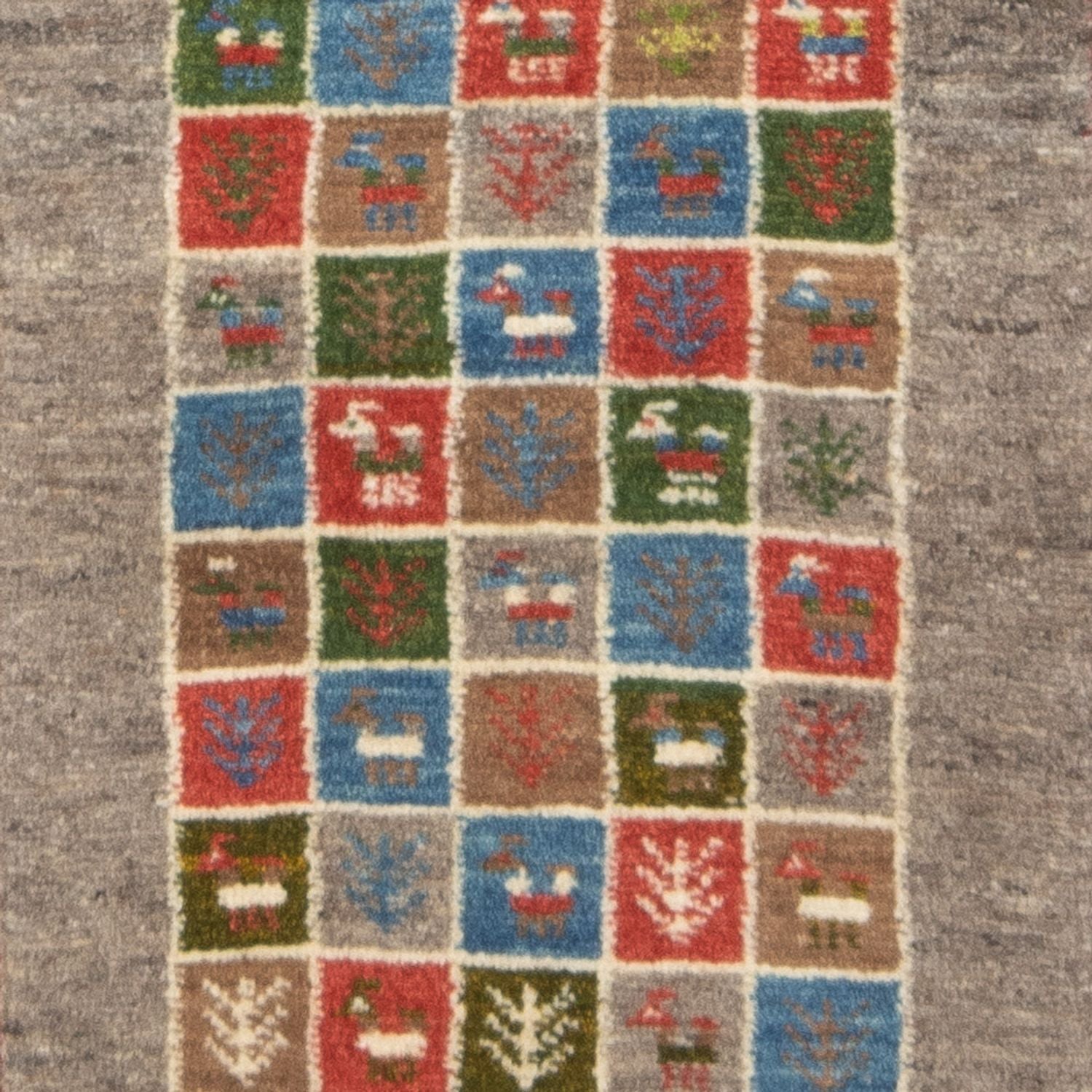 Tapis de couloir Tapis Gabbeh - Persan - 150 x 51 cm - multicolore