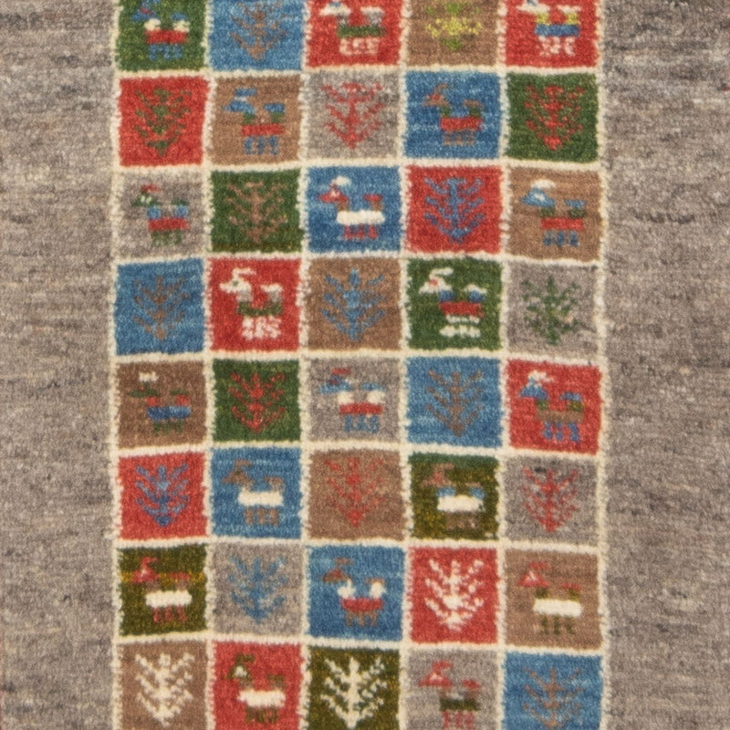 Tapis de couloir Tapis Gabbeh - Persan - 150 x 51 cm - multicolore