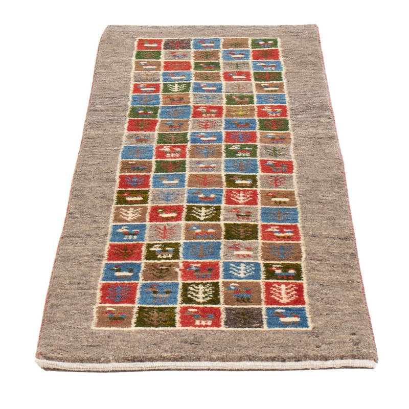 Tapis de couloir Tapis Gabbeh - Persan - 150 x 51 cm - multicolore