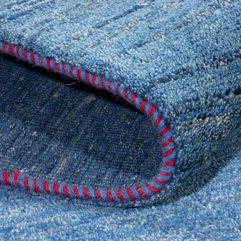 Tapis Gabbeh - Persan - 242 x 175 cm - bleu de mer