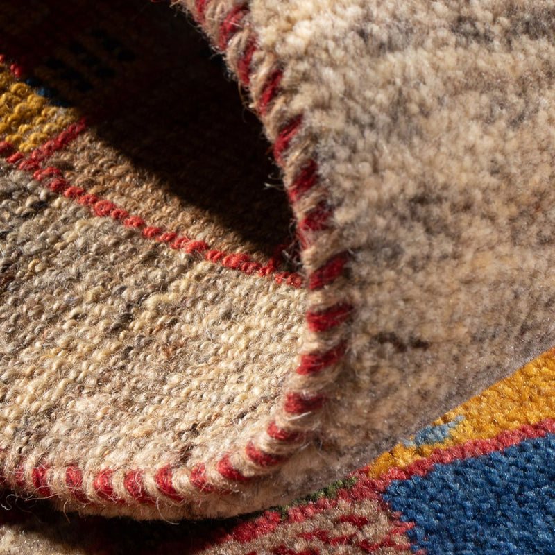 Tapis de couloir Tapis Gabbeh - Persan - 145 x 46 cm - multicolore