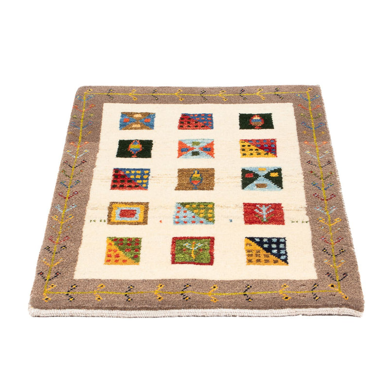 Tapis Gabbeh - Persan - 87 x 60 cm - multicolore