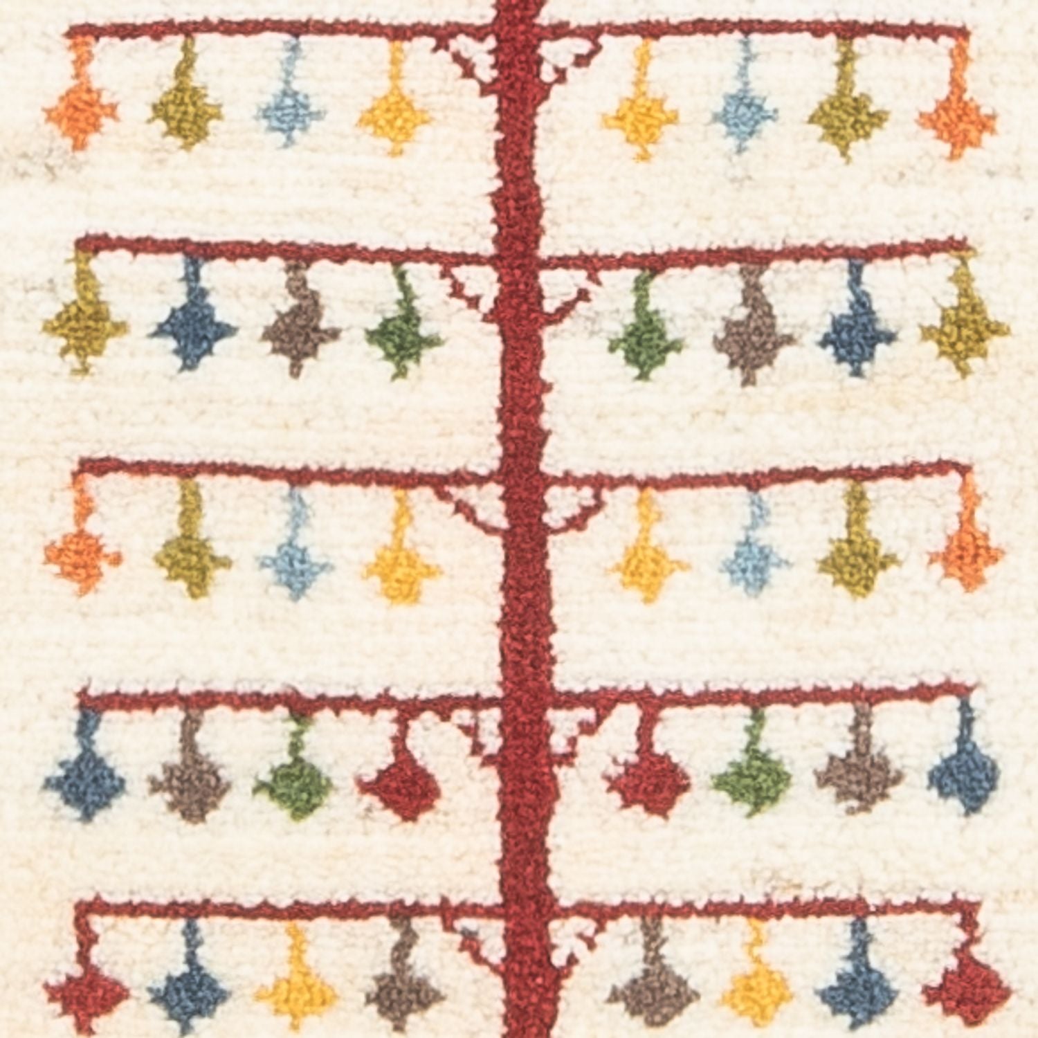 Tapis Gabbeh - Persan - 90 x 63 cm - multicolore